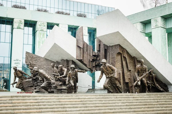 Warsaw Polonia Gennaio 2015 Monumento Alla Rivolta Varsavia Polonia — Foto Stock