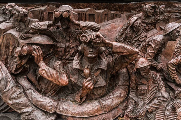 Londen Februari 2017 Detail Van Slag Groot Brittannië Monument Victoria — Stockfoto