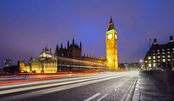 Big Ben Eines Der Bekanntesten Symbole Londons Und Englands Der — Stockfoto