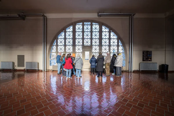 Nova Iorque Eua Fevereiro 2017 Interior Museu Nacional Imigração Ilha — Fotografia de Stock