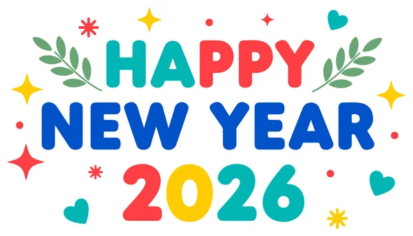 Yeni yılınız kutlu olsun. Geçmişiniz çok renkli. vektör illüstrasyonu