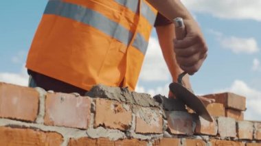 Çimento yakın çekim çekim duvarı inşa