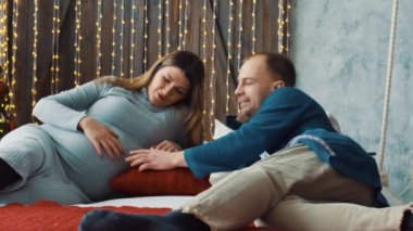 hamile çift için romantik anlar