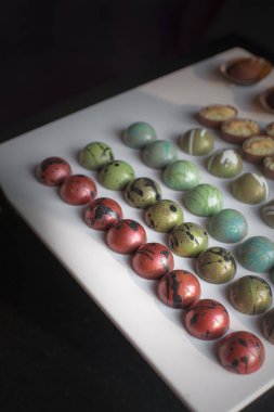 renkli seet çikolata modern kutu tatlılar