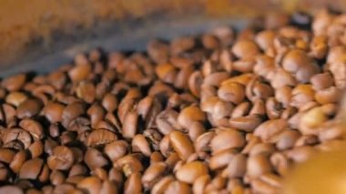 karıştırma kavrulmuş kahve çekirdeği
