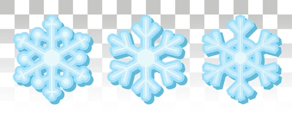 Schneeflocken Schneeflockensymbol Für Grafik Und Webdesign Schneeflockensymbol Für Logo Web — Stockvektor