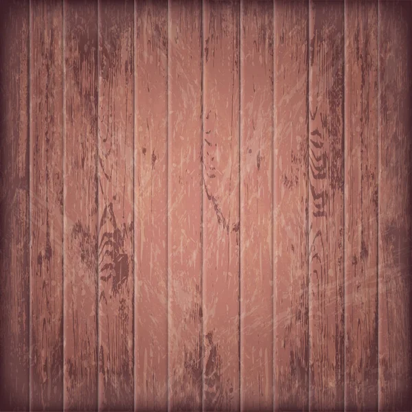 Texture Bois Fond Planches Bois Franc Détaillées Marron Panneau Texturé — Image vectorielle