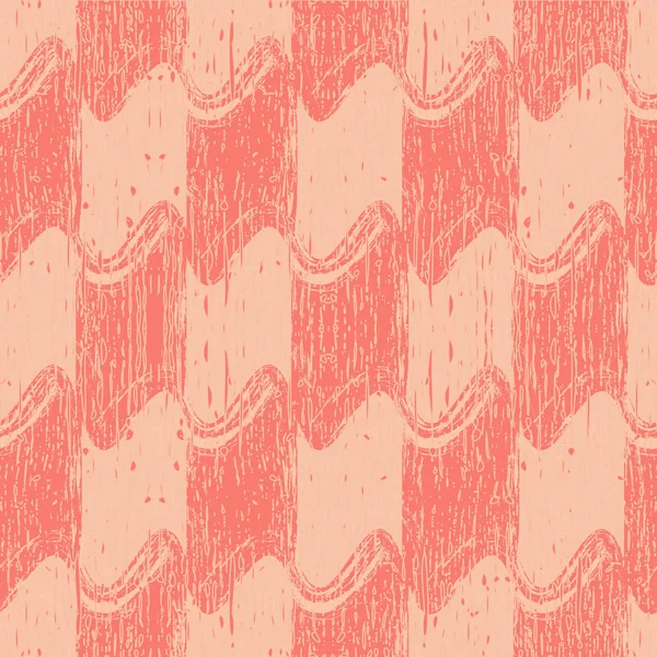 Fondo Trendy Living Coral Smears Pintura Rosa Sobre Fondo Coral — Vector de stock