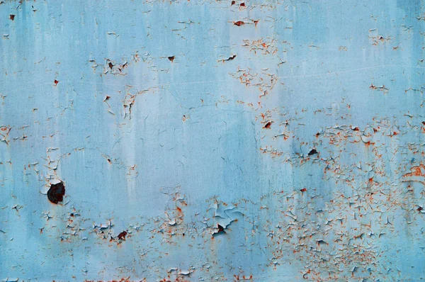 Текстурированная выветриваемая металлическая стена, ретро винтажный фон, пустой — стоковое фото