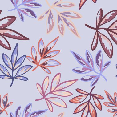 Yaz geçmişi. Yaprak dikişsiz desen. Soyut arka plan 