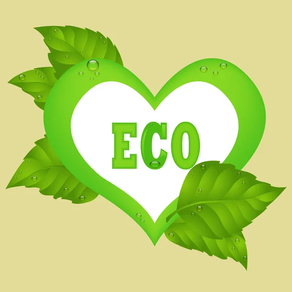 Ecology green banner. Eco natural organic product sale tag and b