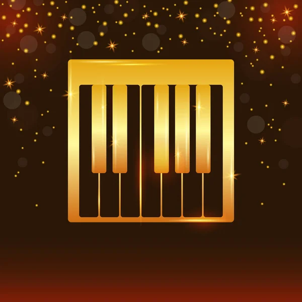 Teclas de piano realistas. Design de piano, web, arte de piano, app, piano —  Vetores de Stock