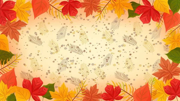Herbst Bunten Hintergrund Herbst Hintergrund Herbst Saison Verkauf Banner Hintergrund — Stockfoto
