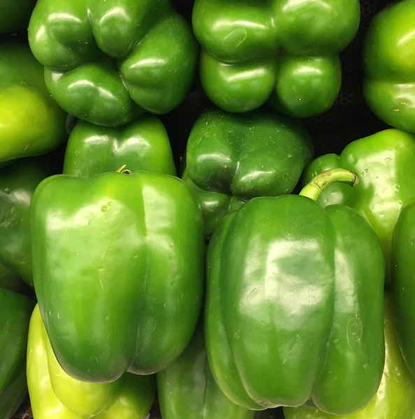 Pimiento verde pico pimienta dulce orgánica — Foto de Stock