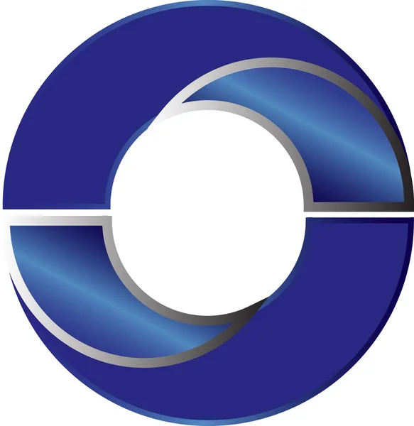 Circle Logo Design Pomysły Dla Biznesu — Zdjęcie stockowe