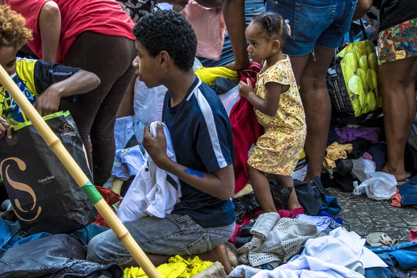 Sao Paulo Brasilien Maj 2018 Lägret Familjer Byggnad Som Kollapsade — Stockfoto