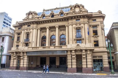 Ribeirao Preto, Sao Paulo, Brezilya, 03,2013 Mart. Theatro Pedro II. Brezilya Opera Binası. Mimari Ribeirao Preto City