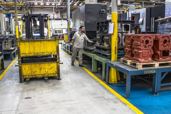 Canoas Rio Grande Sul Octobre 2013 Usine Production Tracteurs Massey — Photo