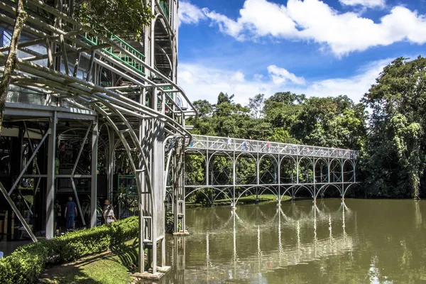 Curitiba Parana Brasile Gennaio 2018 Persone Opera Arame Teatro Nella — Foto Stock