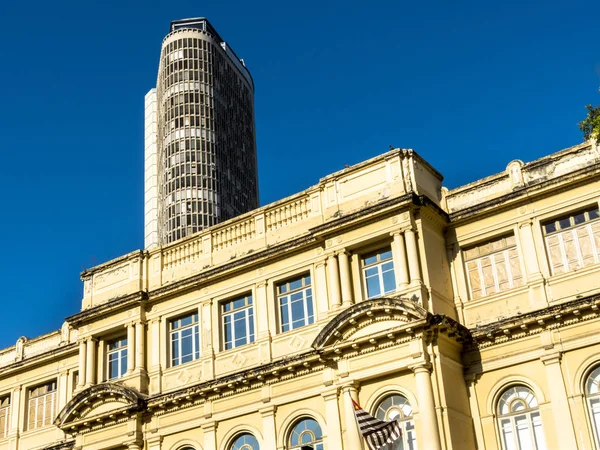 São Paulo Brasil Junho 2018 Fachada Antiga Escola Normal Caetano — Fotografia de Stock