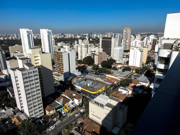 Sao Paulo Brazil June 2018 Skyline Pinheiros Nighborhood West Zone — Stock Photo, Image