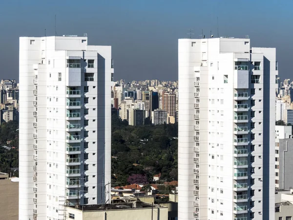 Sao Paulo Brazylia Czerwca 2018 Skyline Pinheiros Nighborhood Zachodniej Strefie — Zdjęcie stockowe