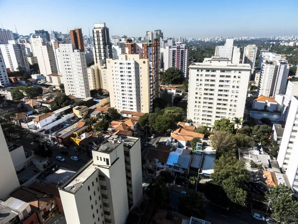 Sao Paulo Brazil June 2018 Skyline Pinheiros Nighborhood West Zone — Stock Photo, Image