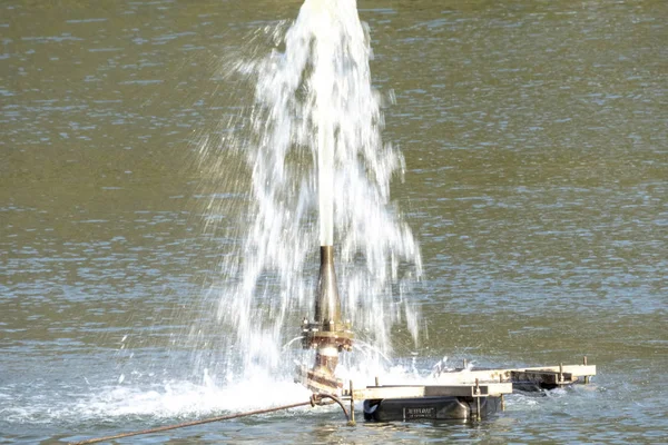 Water Jet Fountain Sao Paulo — Stock Photo, Image