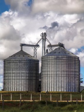 Brezilya'da Mato Grosso Devlet Tarım gümüş silo