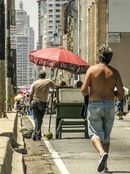 Sao Paulo Brazilië Maart 2007 Mensen Hebben Plezier Een Hoge — Stockfoto