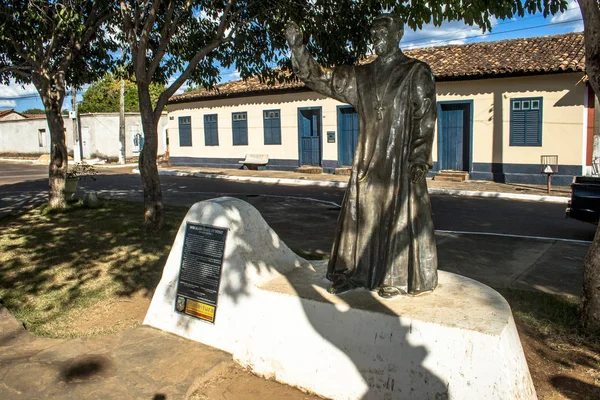 Porto Nacional Tocantins Brasil Junho 2011 Casas Coloniais Rua Centro — Fotografia de Stock