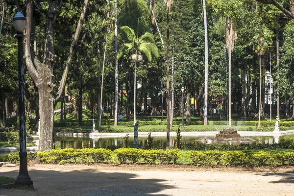 Sao Paulo Brasil Octubre 2011 Gente Parque Público Luz Centro — Foto de Stock