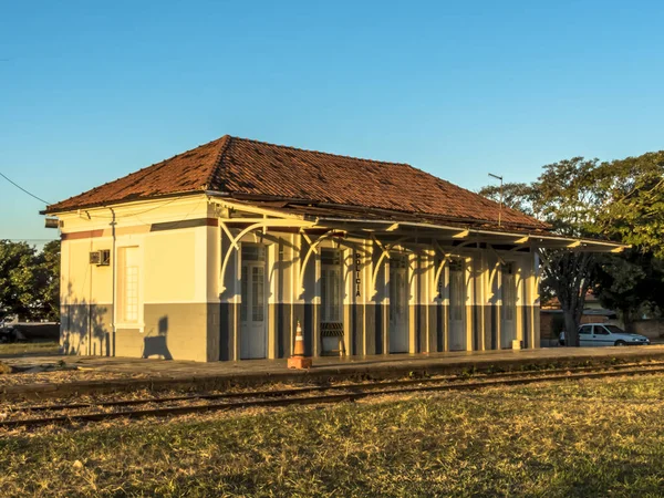 Vera Cruz Sao Paulo Brazílie Června 2019 Fasáda Bývalého Železničního — Stock fotografie