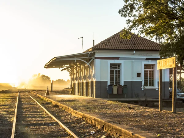 Вера Крус Сан Паулу Бразилія Червня 2019 Фасад Колишньої Залізничної — стокове фото