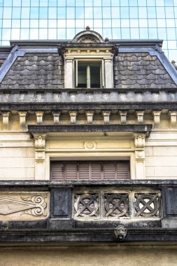 Sao Paulo, Brezilya, 02 Aralık 2016. Casa das Rosas Cephesi, Portekizce'de Güller Evi, kültürel ve edebi bir merkez, Paulista Caddesi'nde yerelleştirme