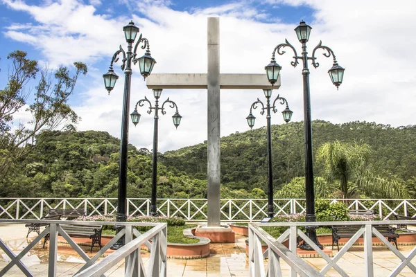 Santo Antonio Pinhal Brasil Dezembro 2016 Morro Cruzeiro Monte Cruzeiro — Fotografia de Stock