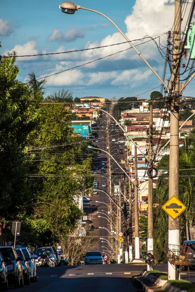 Orlandia Sao Paulo Brazilië Maart 2015 Verkeer Perspectief Van Een — Stockfoto