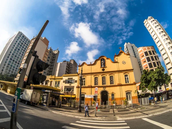 San Paolo Brasile Febbraio 2018 Davanti Alla Chiesa San Goncalo — Foto Stock