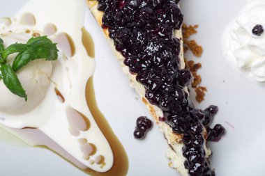 lezzetli peynir pasta yakın çekim 