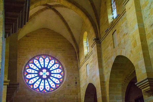 Abbeyl van benisson de dieu, loire, Frankrijk — Stockfoto