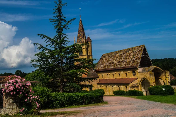 贝森迪厄的 abbeyl, loire, france — 图库照片