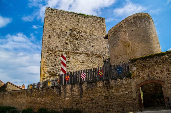 Semur en brionnais, saone et loire, Franciaország — Stock Fotó