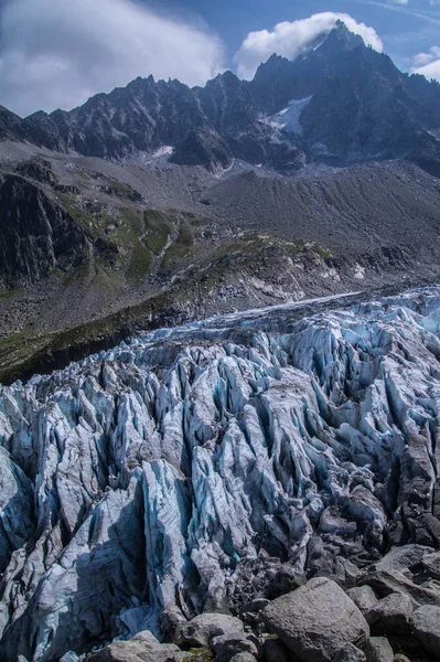 Argentiere, 萨瓦, 法国高级的冰川 — 图库照片