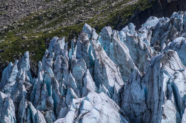 Ledovec argentiere, chamonix, Savojsko, Francie — Stock fotografie