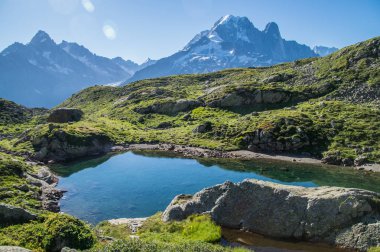 Cheserys, Mont Blanc, Chamonix, Haute Savoie, Fransa