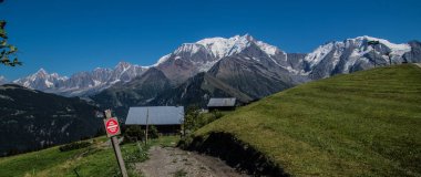 massif du mont blanc vue des communialles,aziz gervais,hautz savoie,fransa