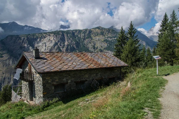 Magdeleine Val Aoste Italien — Stockfoto
