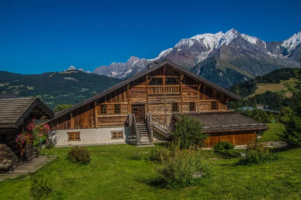 Massif Des Fiz Comunailles Saint Gervais Haute Savoie France — Fotografia de Stock