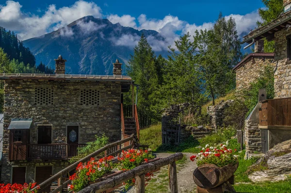 Tappa Val Sapin Courmayeur Itália — Fotografia de Stock