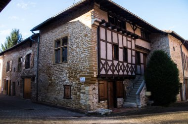 scenic view of old medieval castle architecture